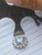 14g Silver Large CZ 3/8 Belly Ring B1562