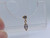 16g Stainless Gold Marquise CZ Dangle 1/4 Labret Ring B4090