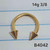 14g Gold Stainless Spike 3/8 Horseshoe Ring Gauges B4042