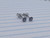 Titanium 4mm Vitrail AB Martini CZ Stud Earrings B4097