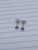Titanium 4mm Vitrail AB Martini CZ Stud Earrings B4097