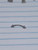 16g Silver Stainless 3mm Spike 7/16 Eyebrow Ring B4040