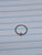 18g Silver Stainless 3mm CBR BCR 3/8 Nose Hoop Ring B4069