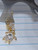 14g Gold CZ Sea Turtle Dangle Belly Ring B4122