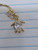 14g Gold CZ Sea Turtle Dangle Belly Ring B4122