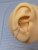 18g Gold Pearl Chain 5/16 Cartilage Barbell Ring B4120