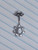 14g Silver Rhinestone Flower Belly Ring B4124