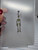 14g Silver Skeleton Halloween Dangle Belly Ring B4125