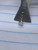 16g Titanium Silver 3mm Asscher Cut CZ  1/4 Labret Ring B4184