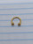 16g Stainless Gold Ball 5/16 Horseshoe Ring Gauges B4156