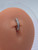 14g Silver Stainless CZ Comfy Hinged 3/8 Belly Ring B4171