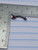 16g Black Titanium Devil Red CZ Spike 5/16 Eyebrow Ring B4178