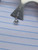 14g Titanium Silver Floating CZ 3/8 Belly Ring B4188