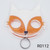 Fox Key Chain (Orange & White) 