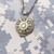 45 Colt Caliber Brass Bullet Casing Clear Crystal Brass Locket Necklace