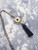 12 Gauge Brass with Black Tassel Necklace