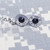 38 Spcl Caliber SilverBullet Casing  Black Crystal Stud Earrings