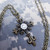 9mm Clear Silver Bullet Casing Bronze Cross Necklace