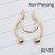 Non-Piercing Gold Septum Ring