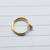 Non-Piercing Gold Spring Ring Hoop