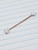 14g Rose Gold White Opal Threadless 1.5 Industrial Barbell Earring B1073