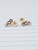 16g Rose Gold Flower 1/4 Cartilage Crawler Barbell Ring B1635