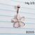 14g Rose Gold Flower wire Belly Ring