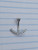 14g Silver CZ Curved 3/8 Belly Ring B0451