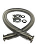 40" Thin-walled Stainless Bellow Vacuum Hose with NW25 Fittings Image 2