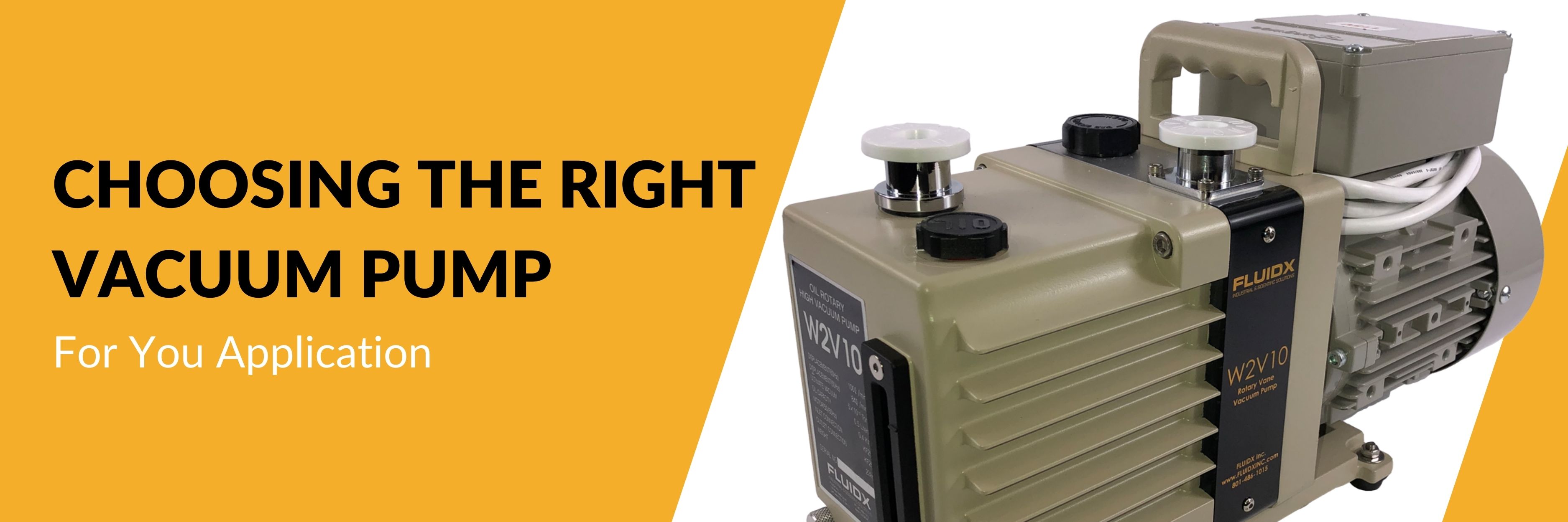 Choosing the Right Vacuum Pump for Your Application