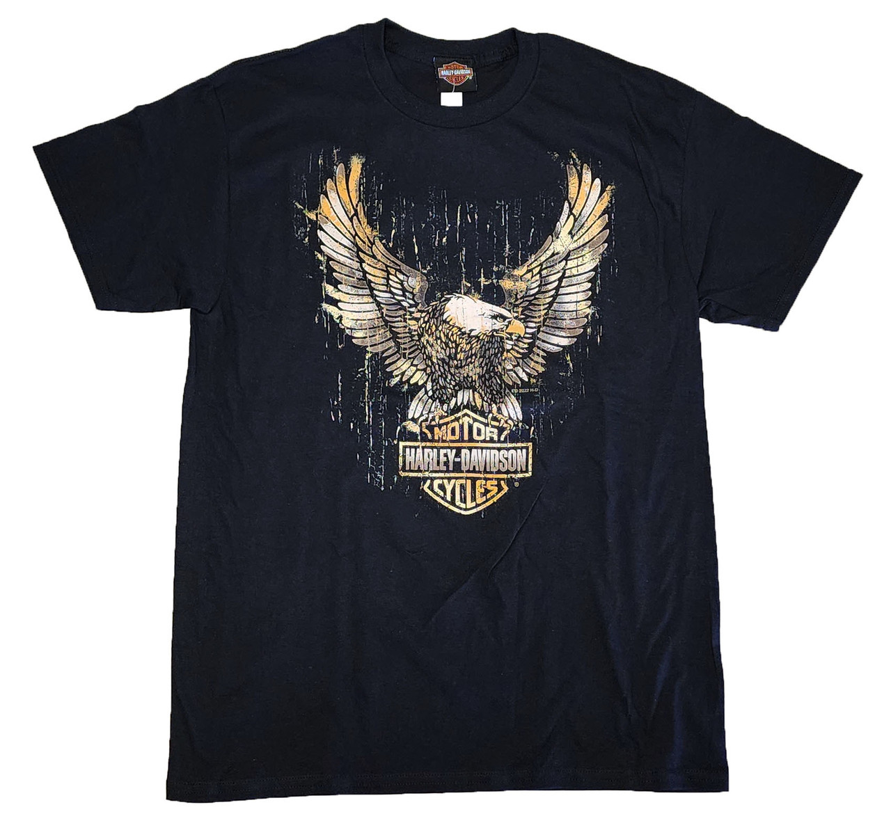 Harley-Davidson Men's Eagle Dealer List Black T-Shirt