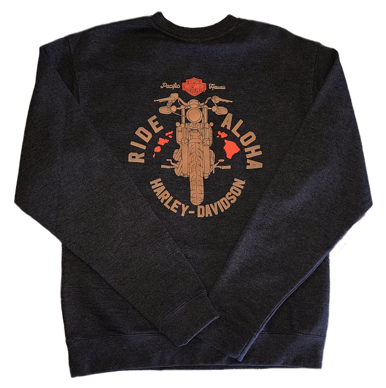 ハワイ限定 【Harley Davidson】Ride HI トレーナースウェット RIDE_HI_SWEATER-JPG__06180.