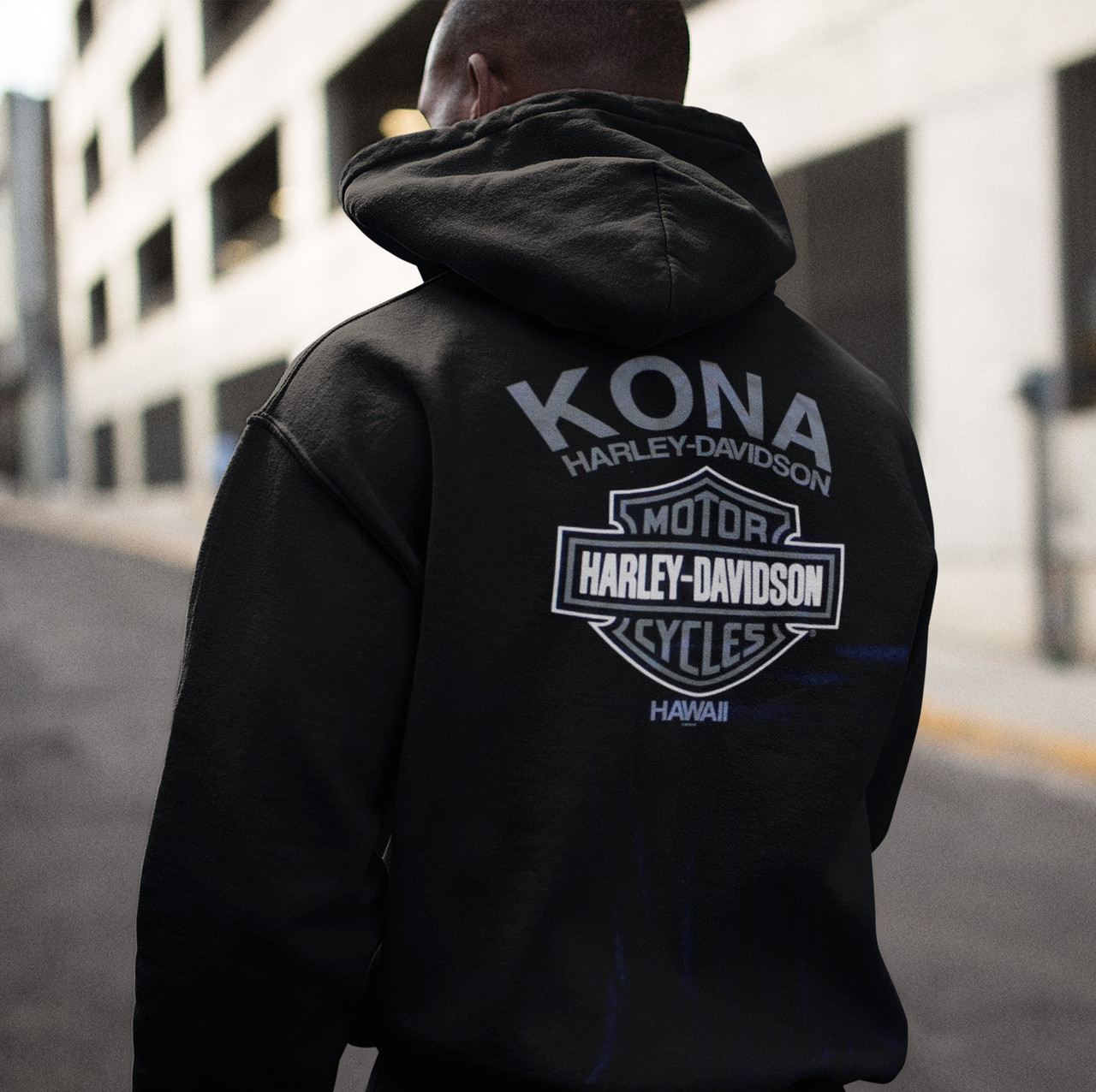 HARLEY DAVIDSON パーカー フーディ ロゴ ブラック XL Harley-Davidson® Men's Bar & Shield Pullover Fleece Hoodie - Black