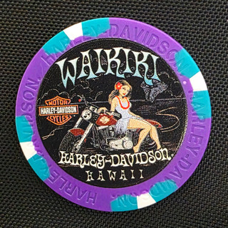 Harley-Davidson Full Color Poker Chips Stitches