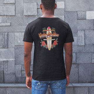 Harley-Davidson Men's Kona Hibiscus Surf Black T-shirt