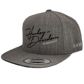 Hawaii Harley-Davidson Signature Heather Grey Cap