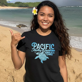 Hawaii Harley-Davidson Women's Sea Turtle Tee