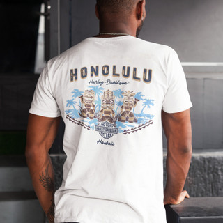 Tiki Leaves Harley-Davidson T-shirt