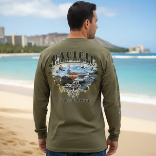 Harley-Davidson Men's Pacific Armed Forces Long Sleeve T-shirt