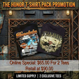 Harley-Davidson "The Honor" T-shirt Pack