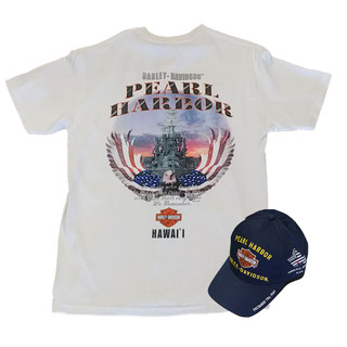 Harley-Davidson Men's Battleship T-shirt & Cap