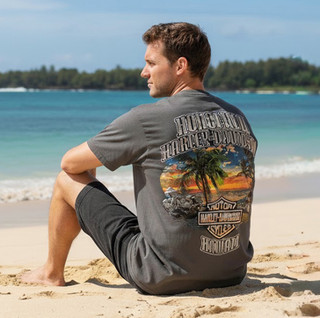 Hawaii '59 Harley-Davidson Pocket T-shirt