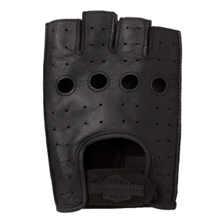 Harley-Davidson Men's H-D® Fingerless Leather Riding Gloves