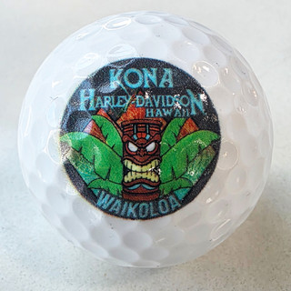 Harley-Davidson Tiki Leaves Golf Ball