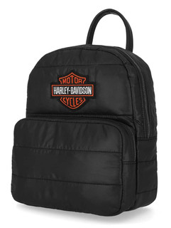 Harley-Davidson  Embroidered Bar & Shield Logo Puffy Nylon Backpack
