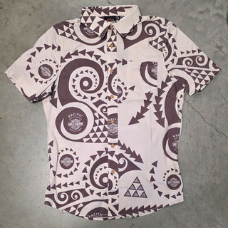 Harley-Davidson Men's Maori Aloha Shirt