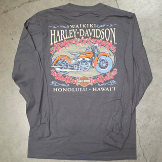 Harley-Davidson Men's Plumeria Panhead Long-Sleeve T-Shirt Harley-Davidson Men's Plumeria Panhead Long-Sleeve T-Shirt