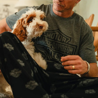 Harley-Davidson Men's Bar & Shield Pajama Pants Set