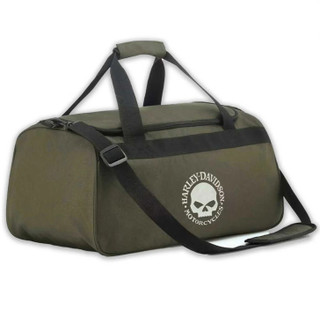 Harley-Davidson Willie G Skull Grape Leaf Duffel Bag
