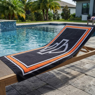 Harley-Davidson B&S Logo Ultra-Soft Oversized Beach Towel